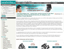 Tablet Screenshot of laptoppartsshop.com